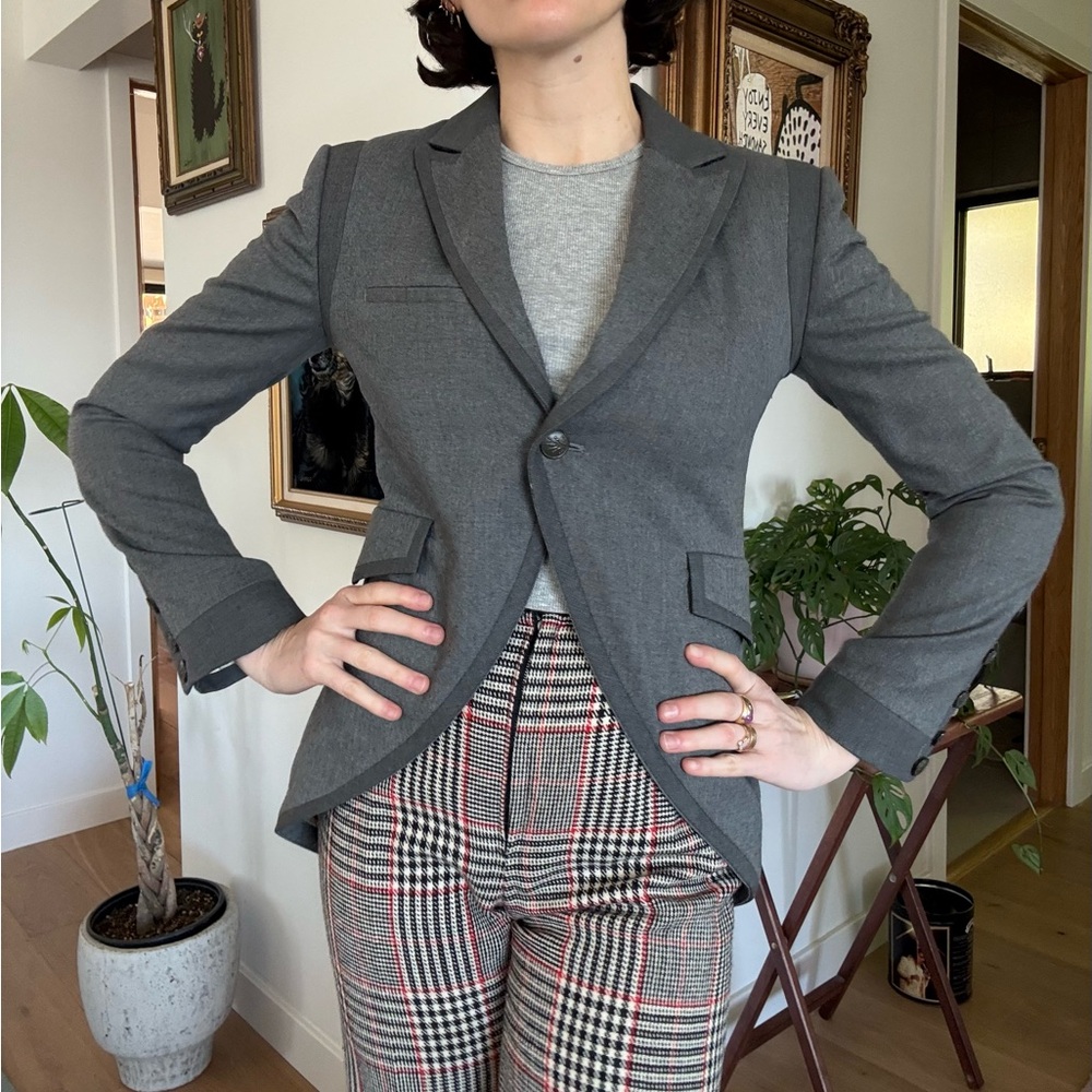 Rag & Bone Tailored Grey Blazer